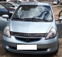 Дефлектор капота (мухобойка) HONDA  Fit с 2005-2008 г.в. (Хонда Фит) ТМ Вип Тюнинг