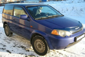 Дефлекторы окон (ветровики) Honda HR-V 3d 1998-2005 (Хонда НРВ) ТМ Кобра Тюнинг