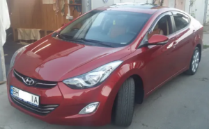 Дефлекторы окон (ветровики) Hyundai Elantra V Sd 2011 (Хюндай Элантра) ТМ Кобра Тюнинг