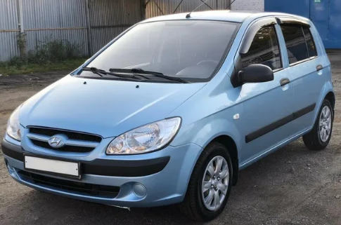 Дефлекторы окон (ветровики) Hyundai Getz Hb 5d 2002 (Хюндай Гетс) ТМ Кобра Тюнинг