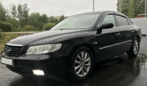 Дефлекторы окон (ветровики) Hyundai Grandeur IV Sd 2005-2011 (Хюндай Грандеур) ТМ Кобра Тюнинг