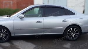 Дефлекторы окон (ветровики) Hyundai Grandeur IV Sd 2005-2011"EuroStandard" (Хюндай Грандеур) ТМ Кобра Тюнинг