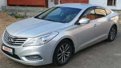 Дефлекторы окон (ветровики) Hyundai Grandeur V Sd 2011 (Хюндай Грандеур) ТМ Кобра Тюнинг