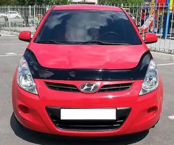 Дефлектор капота (мухобойка) HYUNDAI i20 с 2008 г.в. (Хюндай Ай20) ТМ Вип Тюнинг