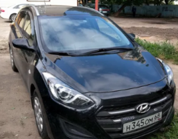 Дефлекторы окон (ветровики) Hyundai I30 II Wagon 2012"EuroStandard" (Хюндай Ай30) ТМ Кобра Тюнинг