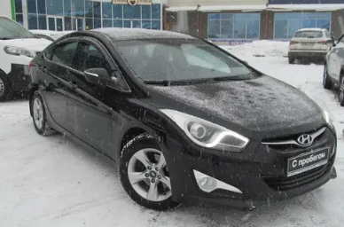 Дефлекторы окон (ветровики) Hyundai I40 Sd 2011 ХРОМ.МОЛДИНГ (Хюндай Ай40) ТМ Кобра Тюнинг