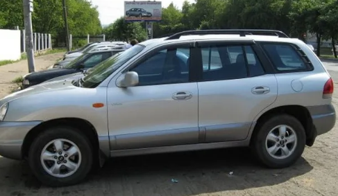 Дефлекторы окон (ветровики) Hyundai Santa Fe I 2000-2006"EuroStandard" (Хюндай Санта Фе) ТМ Кобра Тюнинг