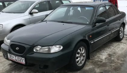 Дефлекторы окон (ветровики) Hyundai Sonata IV Sd 1998-2004; Tagaz 2004 (Хюндай Соната) ТМ Кобра Тюнинг