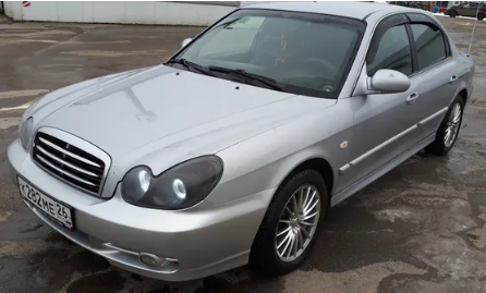 Дефлекторы окон (ветровики) Hyundai Sonata IV Sd 1998-2004; Tagaz 2004 (Хюндай Соната) ТМ Кобра Тюнинг