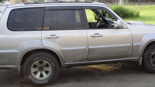 Дефлекторы окон (ветровики) Hyundai Terracan 2001-2007 (Хюндай Теракан) ТМ Кобра Тюнинг