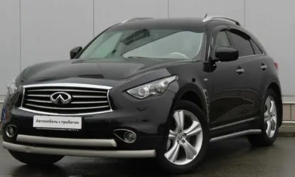 Дефлекторы окон (ветровики) Infiniti FX-Series II (S51) 2008 "EuroStandard" (Инфинити ФХ) ТМ Кобра Тюнинг