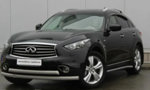 Дефлекторы окон (ветровики) Infiniti FX-Series II (S51) 2008 (Инфинити ФХ) ТМ Кобра Тюнинг