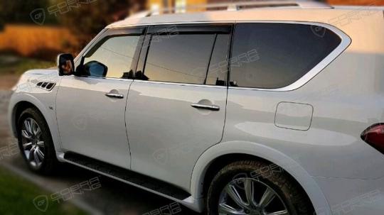 Дефлекторы окон (ветровики) Infiniti QX56 (Z62) 2010-2013 ТМ Кобра Тюнинг