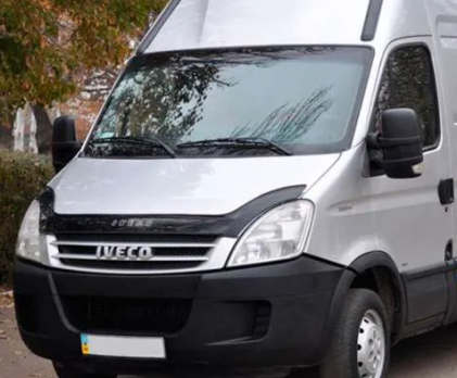 Дефлектор капота (мухобойка) IVECO DAILY с 2006-2011 г.в. (Ивеко Дэйли) ТМ Вип Тюнинг