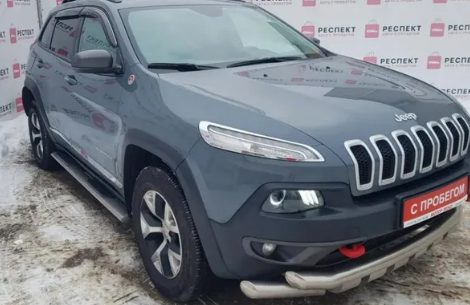 Дефлекторы окон (ветровики) Jeep Cherokee (KL) 2013 (Джип Чироки) ТМ Кобра Тюнинг