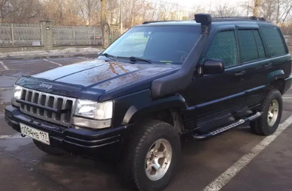 Дефлектор капота (мухобойка) Jeep Grand Cherokee (ZJ) с 1993–1998 г.в. (Джип Гранд Чироки) ТМ Вип Тюнинг