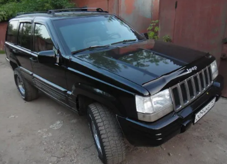 Дефлектор капота (мухобойка) Jeep Grand Cherokee (ZJ) с 1993–1998 г.в. (Джип Гранд Чироки) ТМ Вип Тюнинг