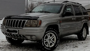 Дефлекторы окон (ветровики) Jeep Grand Cherokee II (WJ) 1999-2004 (Джип Гранд Чироки) ТМ Кобра Тюнинг