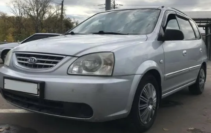 Дефлекторы окон (ветровики) Kia Carens II 2002-2006 (Киа Каренс) ТМ Кобра Тюнинг