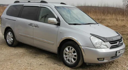 Дефлектор капота (мухобойка) KIA Carnival с 2006 г.в. (Киа Карнивал) ТМ Вип Тюнинг