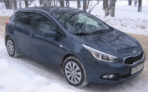 Дефлекторы окон (ветровики) Kia Ceed HB 2012- (Киа Сид) ТМ SIM