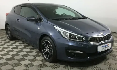 Дефлекторы окон (ветровики) Kia Ceed II Hb 3d 2012 (Киа Сид) ТМ Кобра Тюнинг