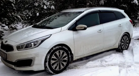 Дефлекторы окон (ветровики) Kia Ceed II Hb 5d 2012 (Киа Сид) ТМ Кобра Тюнинг