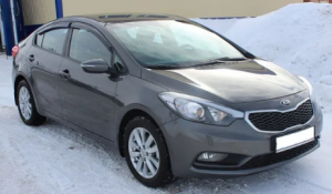 Дефлекторы окон (ветровики) Kia Cerato III Sd 2012 (Киа Черато) ТМ Кобра Тюнинг