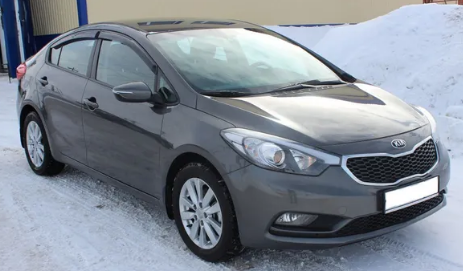 Дефлекторы окон (ветровики) Kia Cerato III Sd 2012"EuroStandard" (Киа Черато) ТМ Кобра Тюнинг