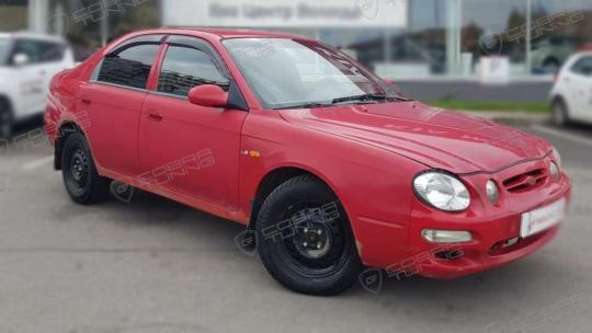 Дефлекторы окон (ветровики) Kia Shuma I Sd 1996-2001 (Киа Шума) ТМ Кобра Тюнинг