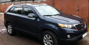 Дефлекторы окон (ветровики) Kia Sorento 2009-2015 (Киа Соренто) ТМ SIM