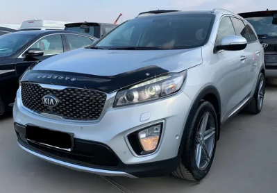 Дефлектор капота (мухобойка) KIA Sorento Prime (UM) с 2014 г.в. (Киа Соренто) ТМ Вип Тюнинг