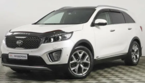 Дефлекторы окон (ветровики) Kia Sorento (UM) 2014 (Киа Соренто) ТМ Кобра Тюнинг