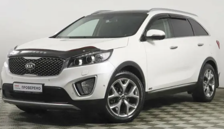 Дефлекторы окон (ветровики) Kia Sorento (UM) 2014"EuroStandard" (Киа Соренто) ТМ Кобра Тюнинг