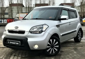 Дефлекторы окон (ветровики) Kia Soul I (AM) 2009-2012"EuroStandard" (Киа Соул) ТМ Кобра Тюнинг