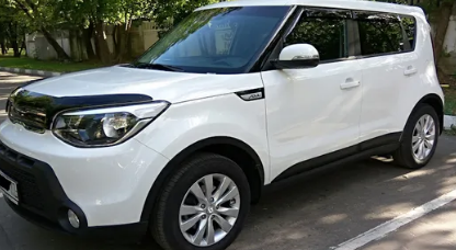 Дефлекторы окон (ветровики) Kia Soul II 2013 (Киа Соул) ТМ Кобра Тюнинг