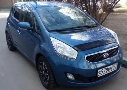 Дефлектор капота (мухобойка) KIA Venga с 2009 г.в. (Киа Венга) ТМ Вип Тюнинг