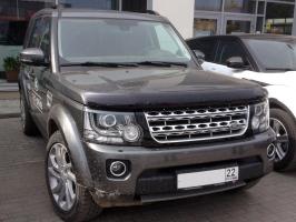 Дефлектор капота (мухобойка) Land Rover Discovery 2009- (Лэнд Ровер Дискавери) ТМ SIM