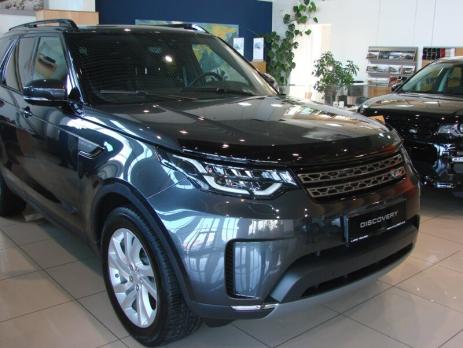 Дефлектор капота (мухобойка) Land Rover Discovery 2017- (Лэнд Ровер Дискавери) ТМ SIM