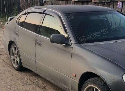 Дефлекторы окон (ветровики) Lexus GS II 1997-2004/Toyota Aristo (S160) 1997-2004"EuroStandard"  ТМ Кобра Тюнинг