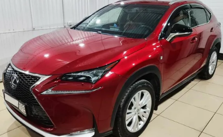 Дефлекторы окон (ветровики) Lexus NX 2014 ХРОМ.МОЛДИНГ ТМ Кобра Тюнинг