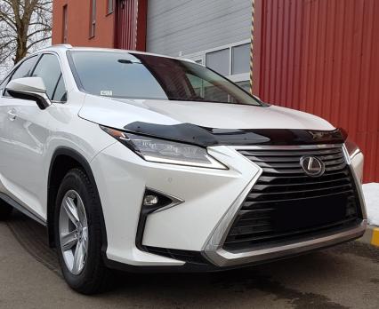 Дефлектор капота (мухобойка) Lexus RX 2015- ТМ SIM