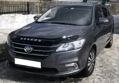 Дефлектор капота (мухобойка) Lifan Solano 650 c 2016 г.в. (Лифан Солано) ТМ Вип Тюнинг