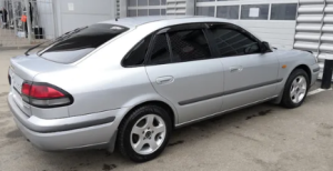 Дефлекторы окон (ветровики) Mazda 626 Sd/Hb 5d (GF) 1997-2002/Capella Sd 1997-2002 (Мазда 626) ТМ Кобра Тюнинг