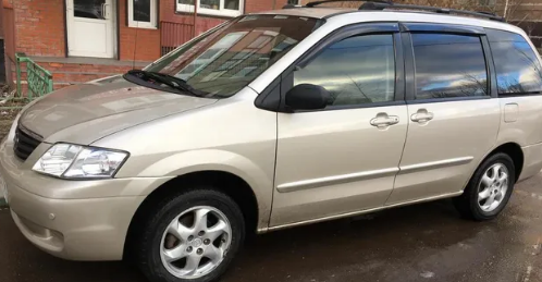 Дефлекторы окон (ветровики) Mazda MPV II 1999-2006 (Мазда МПВ) ТМ Кобра Тюнинг