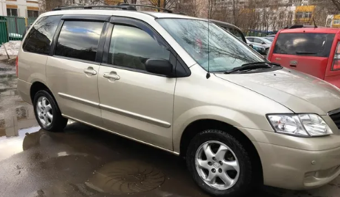 Дефлекторы окон (ветровики) Mazda MPV II 1999-2006"EuroStandard" (Мазда МПВ) ТМ Кобра Тюнинг