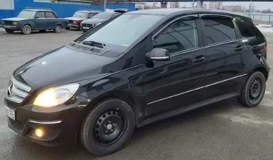 Дефлекторы окон (ветровики) Mercedes Benz B-klasse (W245) 2005-2011"EuroStandard" (Мерседес 245) ТМ Кобра Тюнинг