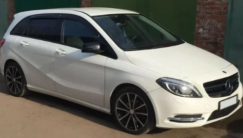 Дефлекторы окон (ветровики) Mercedes Benz B-klasse (W246) 2011 (Мерседес 246) ТМ Кобра Тюнинг