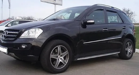 Дефлекторы окон (ветровики) Mercedes Benz ML W164 2005-2011 ТМ SIM