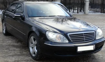 Дефлекторы окон (ветровики) Mercedes Benz S-klasse (W220) Long 1998-2005 ТМ Кобра Тюнинг